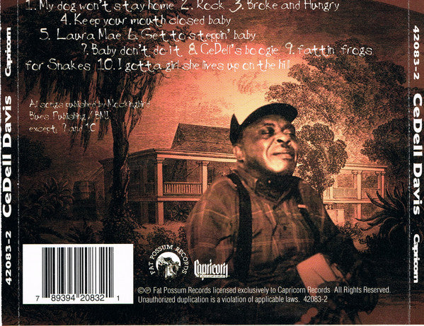 Cedell Davis : The Best Of Cedell Davis (CD, Album)