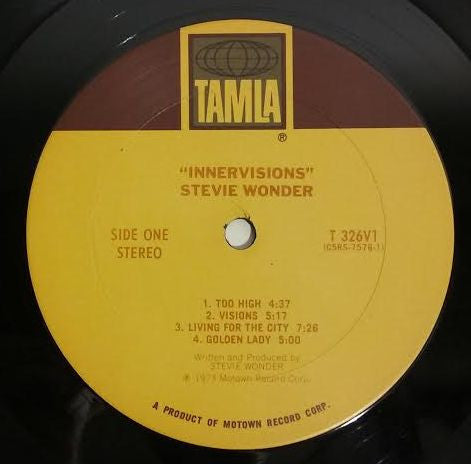 Stevie Wonder : Innervisions (LP, Album, RE, San)