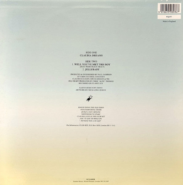 Holy Joy* : Claudia Dreams (12", Single)