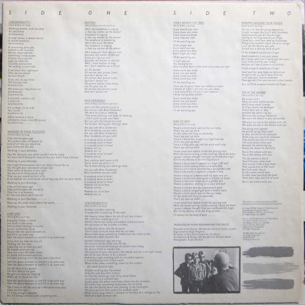 The Police : Synchronicity (LP, Album, BRY)