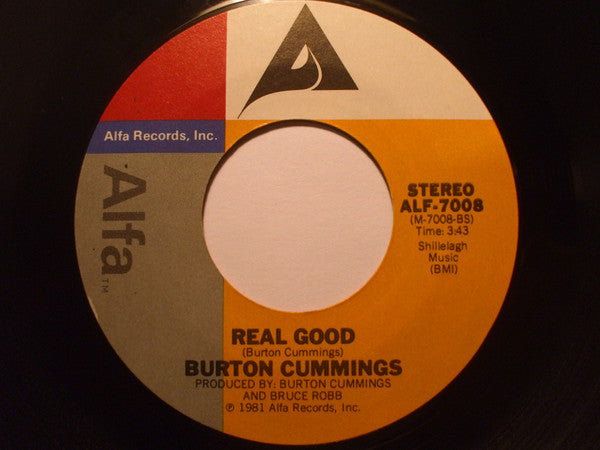 Burton Cummings : You Saved My Soul (7", Single, Styrene, Ter)