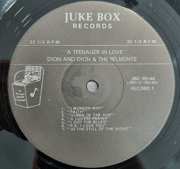 Dion (3) & Dion & The Belmonts : A Teenager In Love (4xLP, Comp, RE + Box, Comp)