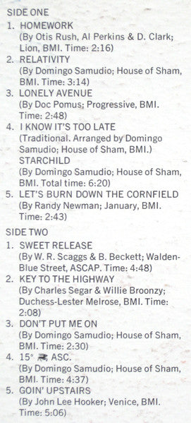 Sam Samudio : Sam, Hard And Heavy (LP, Album, PR )