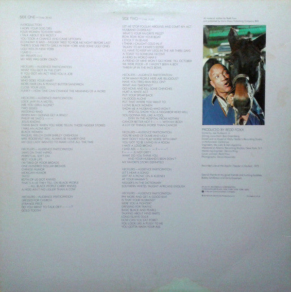 Redd Foxx : You Gotta Wash Your Ass (LP, RI )