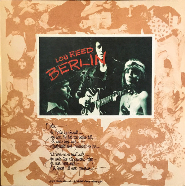 Lou Reed : Berlin (LP, Album, RE, 125)