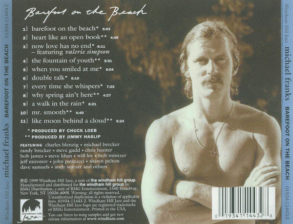 Michael Franks : Barefoot On The Beach (CD, Album)