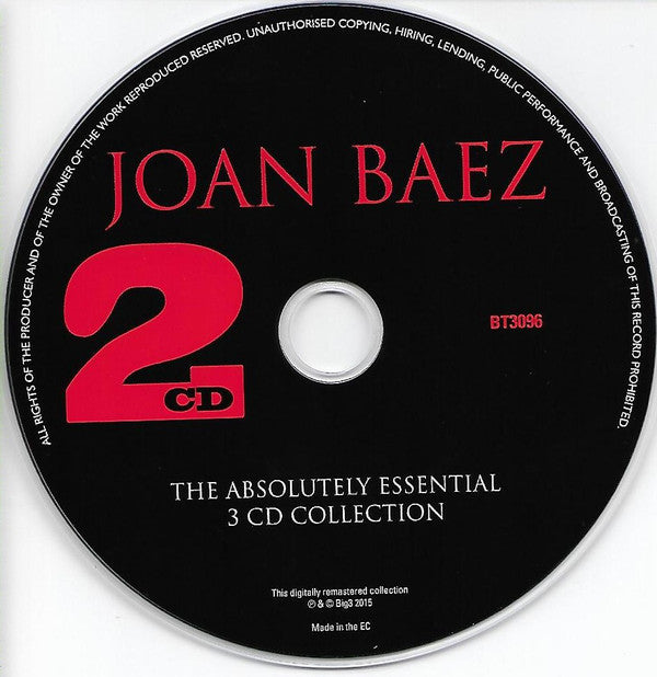 Joan Baez : The Absolutely Essential 3 CD Collection (3xCD, Comp, RM)