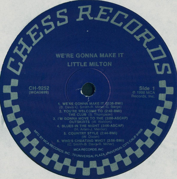 Little Milton : We're Gonna Make It (LP, Album, RE)