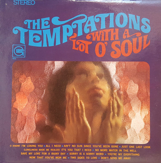 The Temptations : The Temptations With A Lot O' Soul (LP, Album, Pit)