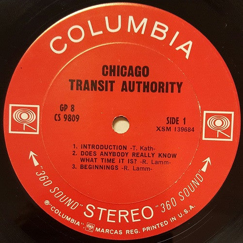 Chicago Transit Authority* : Chicago Transit Authority (2xLP, Album, Ter)