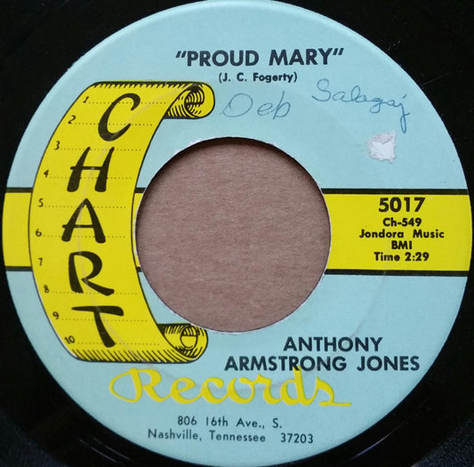 Anthony Armstrong Jones : Proud Mary (7", Single)