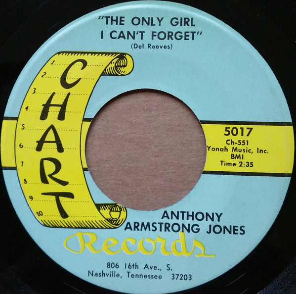 Anthony Armstrong Jones : Proud Mary (7", Single)