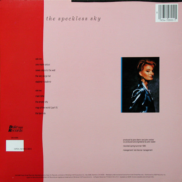 Jane Siberry : The Speckless Sky (LP, Album, EMW)
