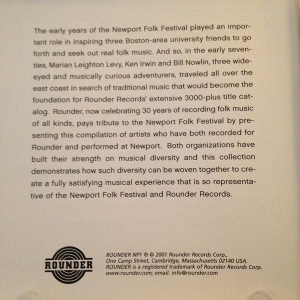 Various Artists* : Rounder At Newport (CD, Album, Comp)