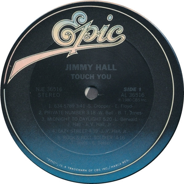 Jimmy Hall : Touch You (LP, Album, Ter)