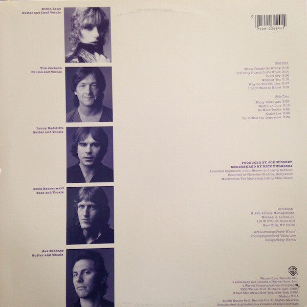 Robin Lane & The Chartbusters : Robin Lane & The Chartbusters (LP, Album, Win)
