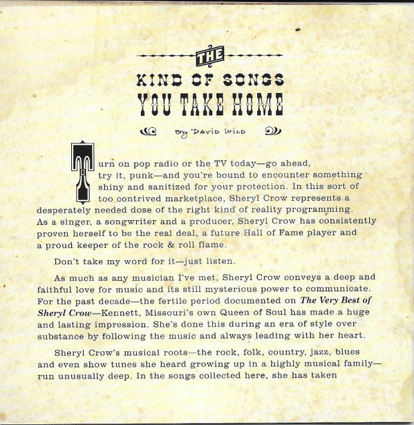 Sheryl Crow : The Very Best Of Sheryl Crow (CD, Comp)