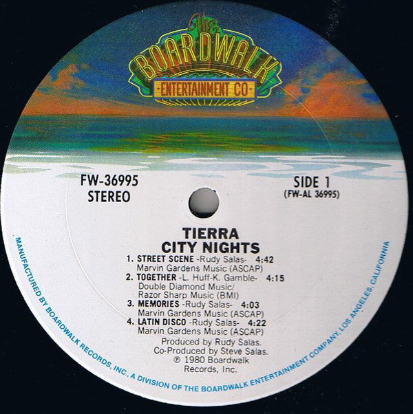 Tierra : City Nights (LP, Album, Pit)