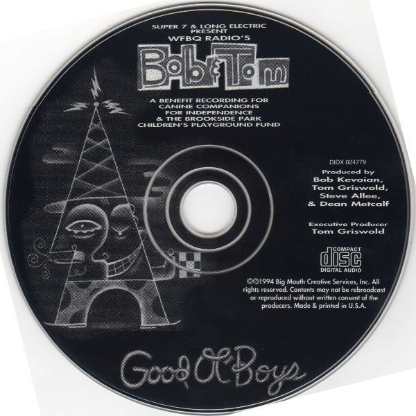 Bob & Tom : Good Ol' Boys (CD, Album)