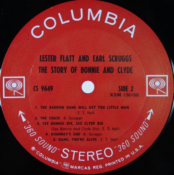 Lester Flatt And Earl Scruggs* With The Foggy Mountain Boys : The Story Of Bonnie And Clyde (LP, Album, Ter)