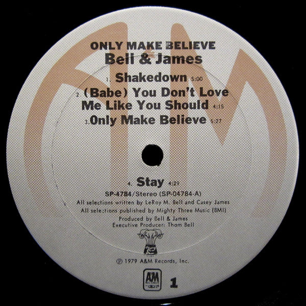 Bell & James : Only Make Believe (LP, Album, Ter)