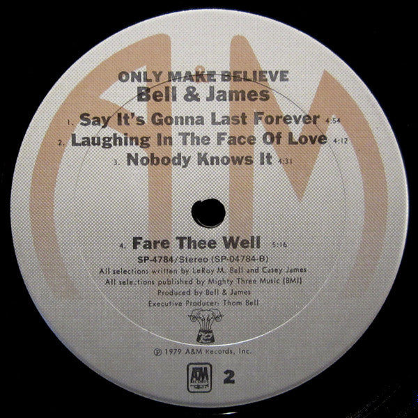 Bell & James : Only Make Believe (LP, Album, Ter)