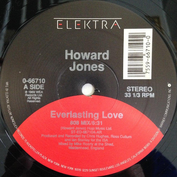 Howard Jones : Everlasting Love (808 Mix) (12", All)