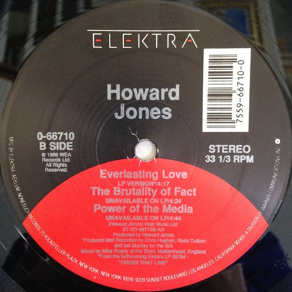 Howard Jones : Everlasting Love (808 Mix) (12", All)