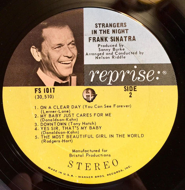 Frank Sinatra : Strangers In The Night (LP, Album, San)
