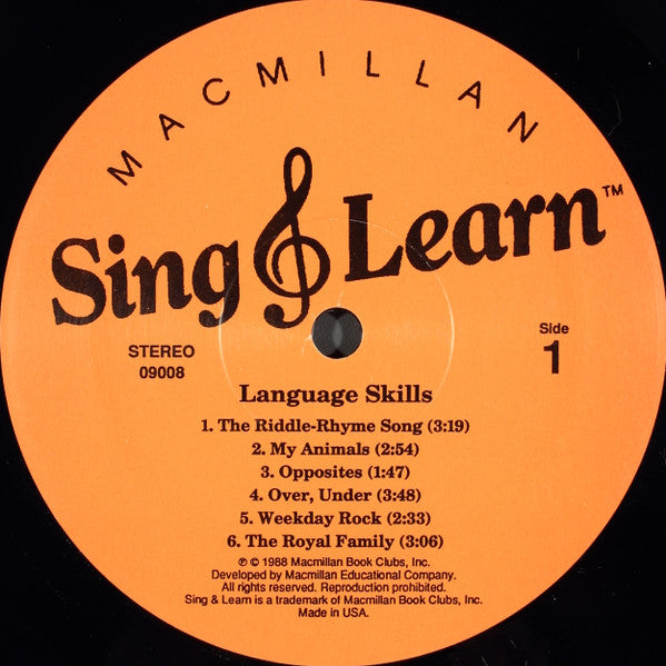 Unknown Artist : Language Skills (LP, Album)