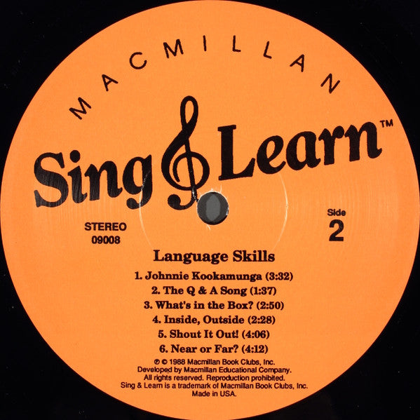 Unknown Artist : Language Skills (LP, Album)