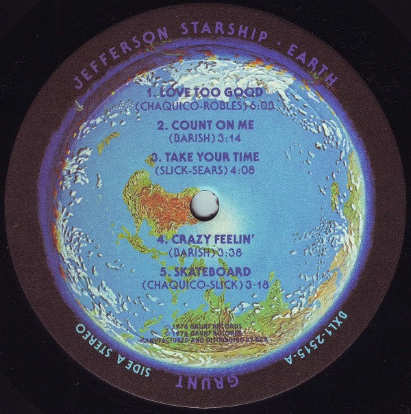 Jefferson Starship : Earth (LP, Album)