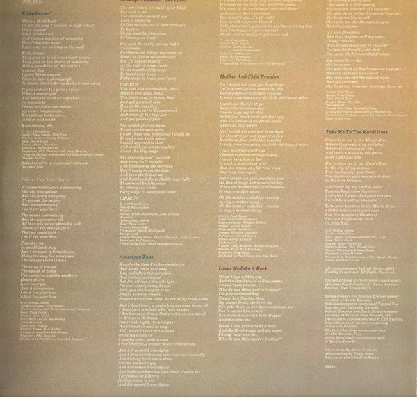 Paul Simon : Greatest Hits, Etc. (LP, Comp, Ter)