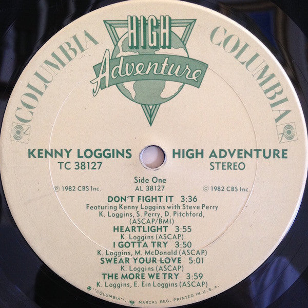 Kenny Loggins : High Adventure (LP, Album, Car)