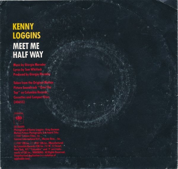 Kenny Loggins : Meet Me Half Way (7", Single, Styrene, Car)