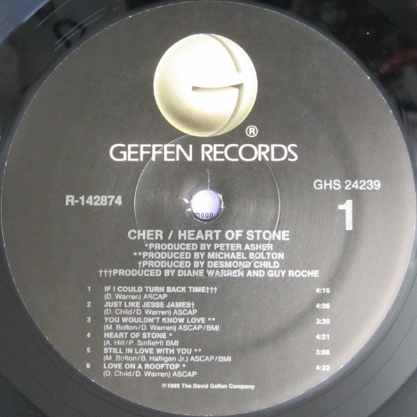 Cher : Heart Of Stone (LP, Album, Club)