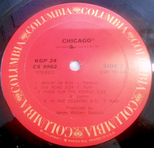 Chicago (2) : Chicago (2xLP, Album, RP, Chi)