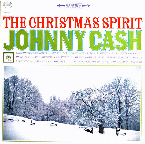 Johnny Cash : The Christmas Spirit (LP, Album)