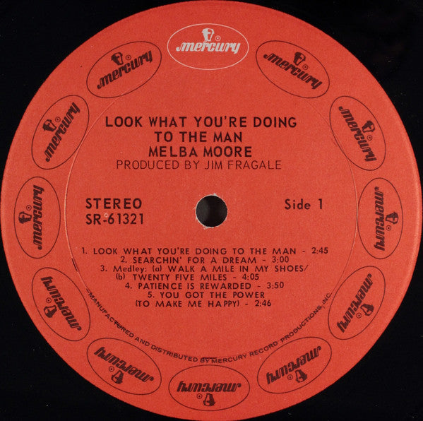 Melba Moore : Look What You're Doing To The Man (LP, Album, Phi)