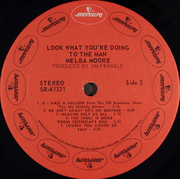Melba Moore : Look What You're Doing To The Man (LP, Album, Phi)