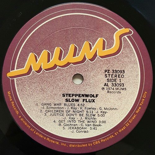 Steppenwolf : Slow Flux (LP, Album, Ter)