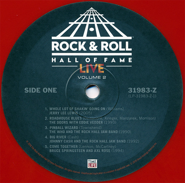 Various : Rock & Roll Hall Of Fame: Live, Volume 2 (LP, Ora)