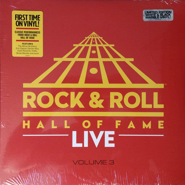 Various : Rock And Roll Hall Of Fame Live: Volume 3 (LP, Album, S/Edition, Whi)