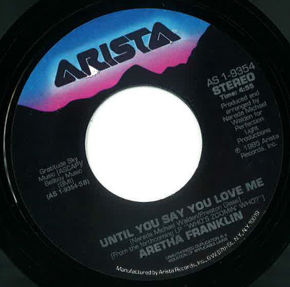 Aretha Franklin : Freeway Of Love (7", Single, Styrene, 4:0)