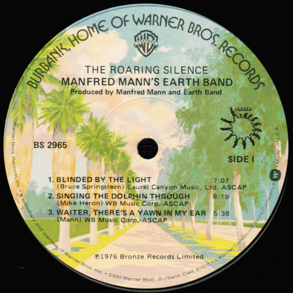 Manfred Mann's Earth Band : The Roaring Silence (LP, Album, Win)