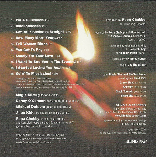 Magic Slim & The Teardrops : Blue Magic (CD, Album, Enh)