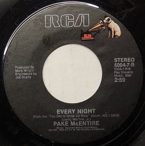 Pake McEntire : Bad Love (7", Single, Styrene, Ind)