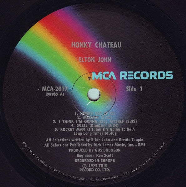 Elton John : Honky Château (LP, Album, RE, Gat)
