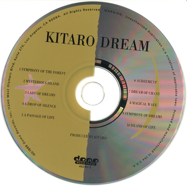 Kitaro : Dream (CD, Album, RE)