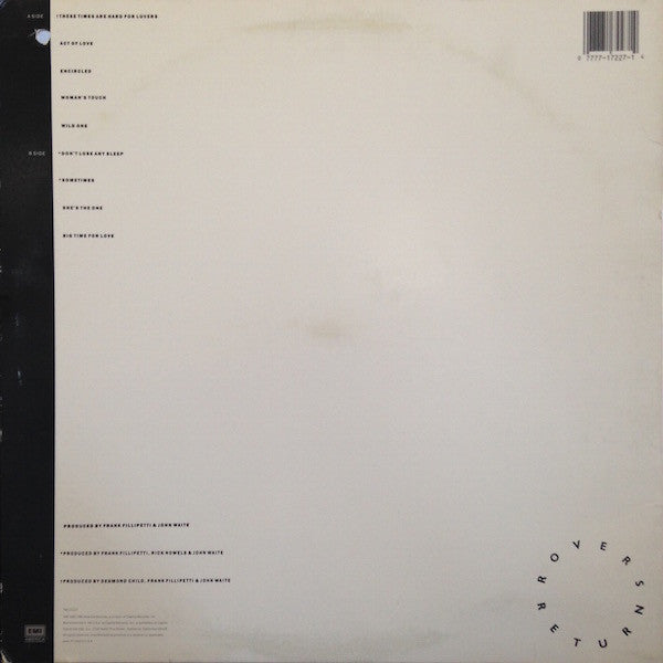 John Waite : Rover's Return (LP, Album, All)